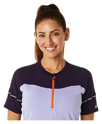 Asics Fujitrail Purple Women's 1/2 Zip Jersey