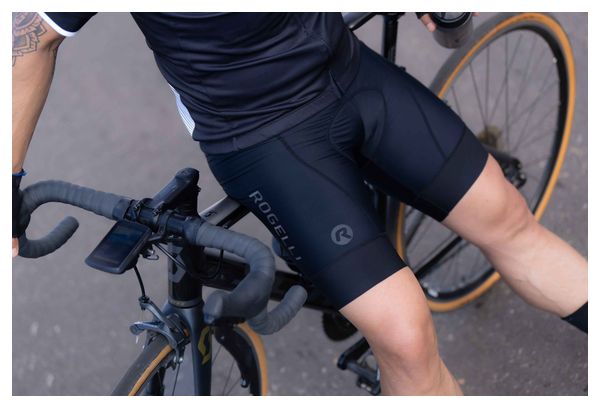 Cuissard Velo Avec Bretelless Rogelli Essential - Homme - Noir