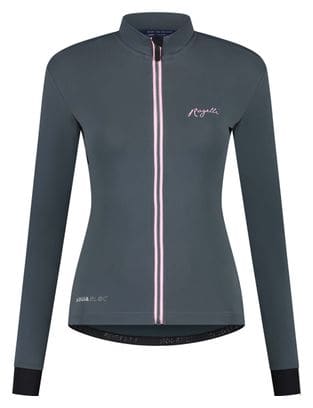 Maillot Manches Longues Velo Rogelli Distance Femme Gris/Rose