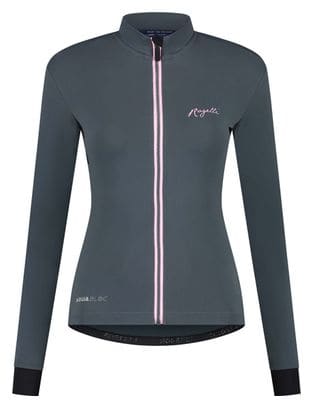 Maillot Manches Longues Velo Rogelli Distance Femme Gris/Rose