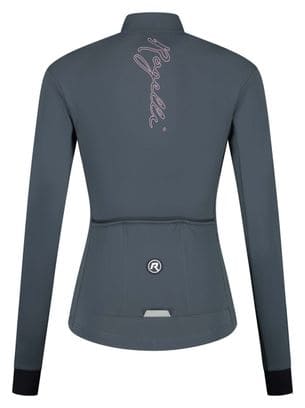 Maglia a maniche lunghe Velo Rogelli Distance Femme Gris/Rose