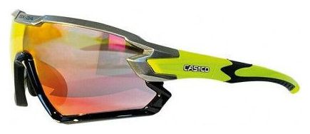 Lunettes CASCO SX-34 Carbonic Black Neon Yellow