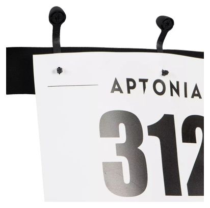 Cintura con pettorina nera Aptonia Triathlon SD