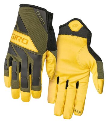 Giro Softgoods Trail Builder Long Gloves Green / Yellow