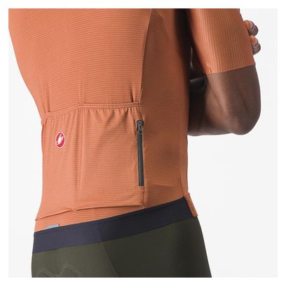 Maillot de manga corta Castelli <p>Espresso</p>Marrón