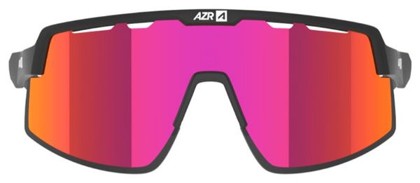 AZR Speed RX Matzwarte Skibril / Rode Hydrofobische Lens