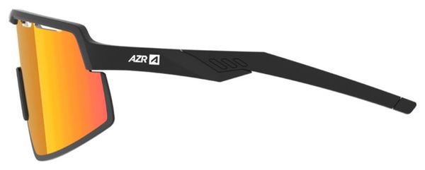 AZR Speed RX Matzwarte Skibril / Rode Hydrofobische Lens