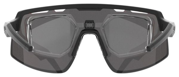 AZR Speed RX Matzwarte Skibril / Rode Hydrofobische Lens