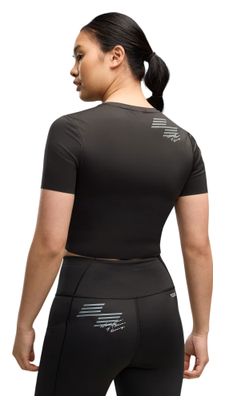 Puma x Hyrox PwrMode Crop-Top, schwarz, für Damen