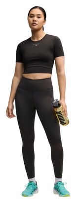 Puma x Hyrox PwrMode Crop-Top, schwarz, für Damen