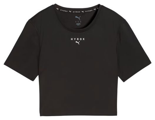 Puma x Hyrox PwrMode Crop-Top, schwarz, für Damen