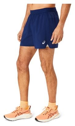 Pantaloncino Asics Road 5in Blue Uomo 2-in-1