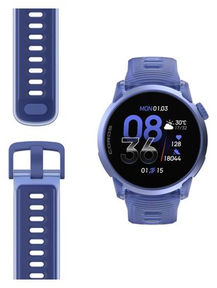 Coros Pace 4 GPS Watch, Aluminum, Ultraviolet Silicone