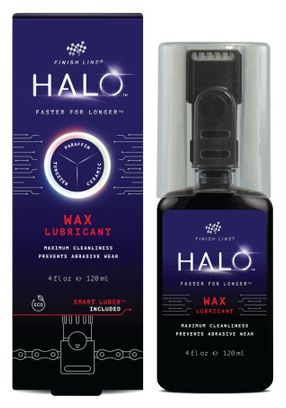 Cire de Chaîne Finish Line Halo WAX 120ml + Applicateur Smart Luber