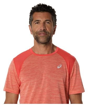 Maillot manches courtes Asics Road Rouge Homme