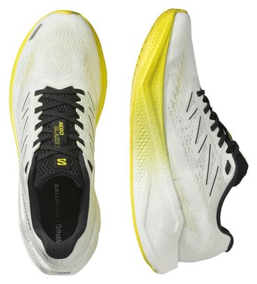 Salomon Aero Blaze 3 Bianco/Giallo Scarpe da corsa per uomo