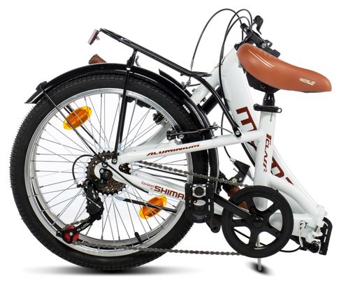 Moma Bikes Bicicleta Plegable Urbana SHIMANO FIRST CLASS 20' Alu, 6V. Sillin Confort 