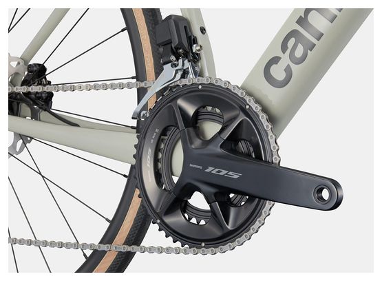 Cannondale Synapse Carbon 4 Shimano 105 Di2 12V 700 mm Bicicleta de Carretera Beige