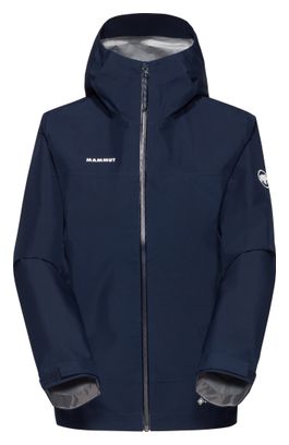 Giacca impermeabile da donna Mammut Crater Light con cappuccio blu scuro