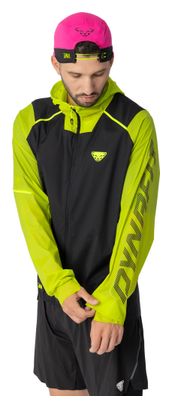 Dynafit DNA Wind Men's Windbreaker Jacket - Black/Yellow