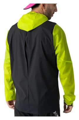Dynafit DNA Wind Men's Windbreaker Jacket - Black/Yellow