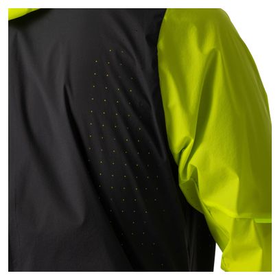 Dynafit DNA Wind Men's Windbreaker Jacket - Black/Yellow
