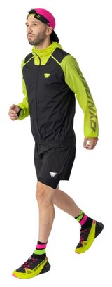 Dynafit DNA Wind Men's Windbreaker Jacket - Black/Yellow