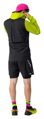 Dynafit DNA Wind Men's Windbreaker Jacket - Black/Yellow