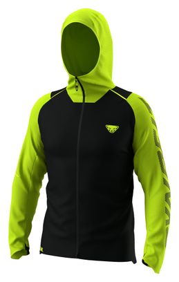 Dynafit DNA Wind Men's Windbreaker Jacket - Black/Yellow