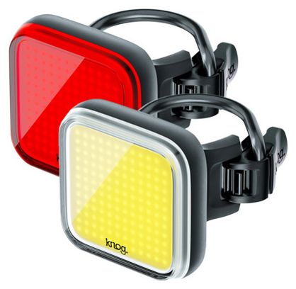 Knog Blinder Square Twinpack Luz delantera / trasera Negro