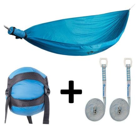 Sea to Summit Pro Hammock Blauw + Bevestigingskit