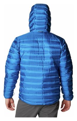 Columbia Pebble Peak Down Hooded Jacket Blue Uomo L