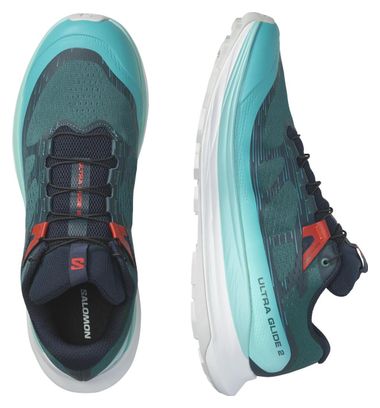 Chaussures Trail Salomon Ultra Glide 2 Bleu Blanc Homme