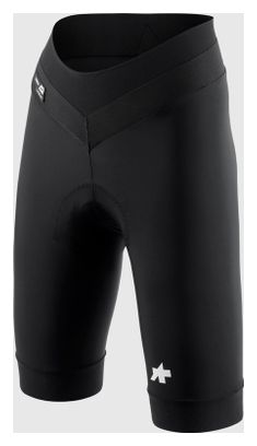 Korte fietsbroek zonder bandjes Assos Uma GT S11 Long Zwart Dames