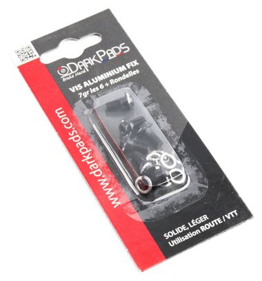 DARKPADS VIS ALUMINIUM FIX - X6 = 7gr
