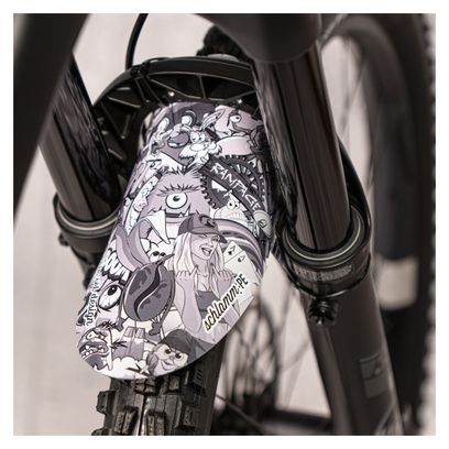Riesel Design Schlammpe Stickerbomb Eyecatcher Ultra Black