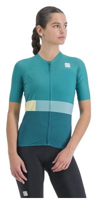 Sportful Snap Women's Short Sleeve Jersey Green