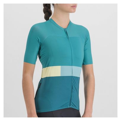 Sportful Snap Vrouwen Trui Korte Mouw Groen