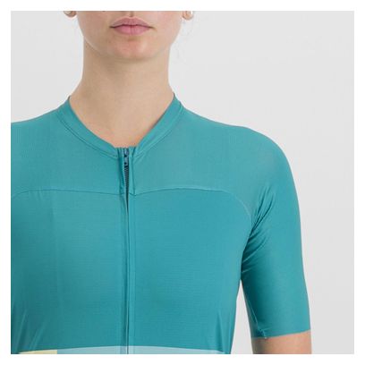 Sportful Snap Vrouwen Trui Korte Mouw Groen