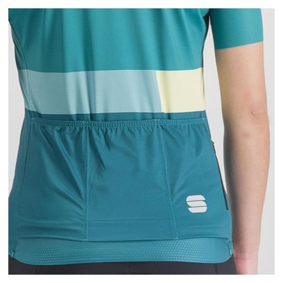 Sportful Snap Women's Short Sleeve Jersey Green