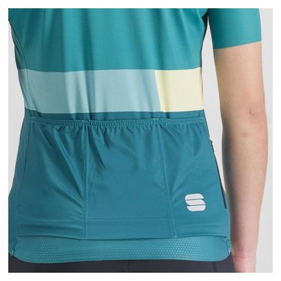 Sportful Snap Vrouwen Trui Korte Mouw Groen