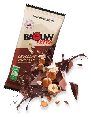 Baouw Extra Chocolade / Hazelnoot Energiereep 50g
