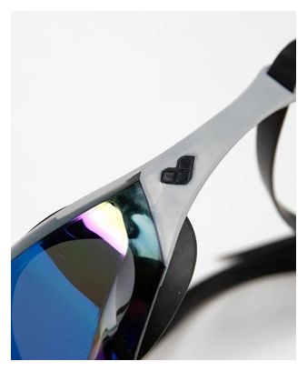 Lunettes de Natation Arena Cobra Edge Swipe verres miroirs Bleu Gris Noir