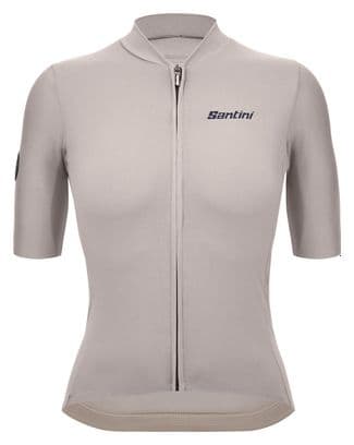 Santini Stone Beige Unisex Short-Sleeved Jersey
