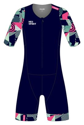 Tuta da triathlon Huub Her Spirit 2 blu da donna