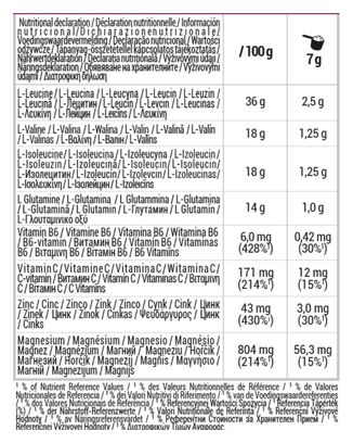 Food Supplement Decathlon Nutrition BCAA 2.1.1 Vegan Red Fruits 210g