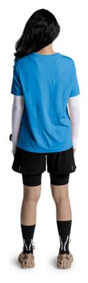 X-Bionic Xceed Run Discover Lauf-T-Shirt für Damen, blau