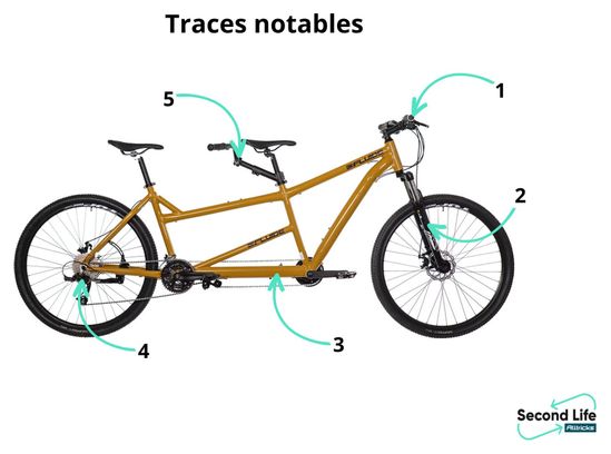 Refurbished Product - VTT Tandem Semi-Rigide Fluide MicroShift Mezzo 3x10V 29'' Jaune Sable 2023