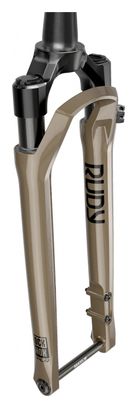 Horquilla Rockshox Rudy Ultimate XPLR 700c | 12x100 mm | Desplazamiento 45 | Beige Kwiqsand | Recorrido 30 mm - Producto reacondicionado