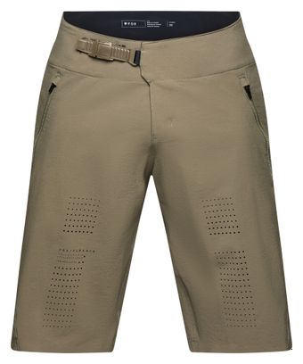 Fox Flexair Khaki Herren Shorts mit Fell